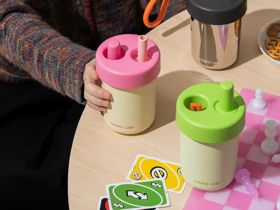 BoBo cups on a table during a cozy game night